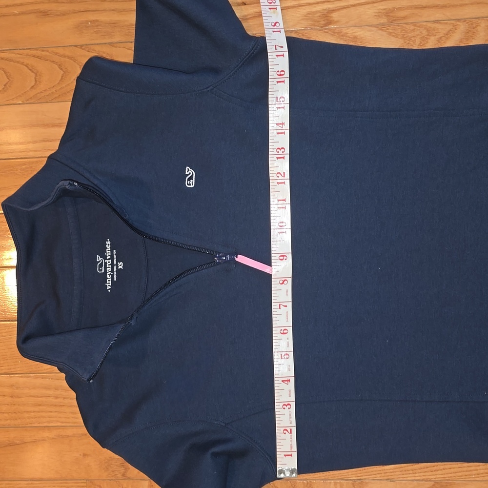 Vineyard Vines Classic Navy 1/4 Zip Shep Shirt, timeless. - Picture 8 of 14